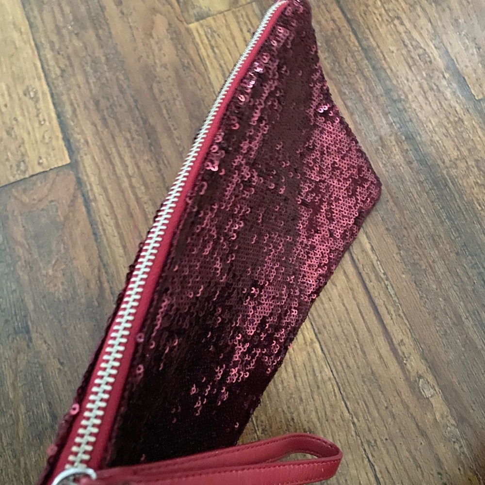 The Limited Red Sequin Wristlet - Picture 3 of 5